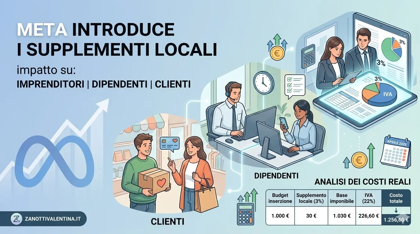 Meta introduce i supplementi locali: l’impatto su imprenditori, dipendenti e clienti